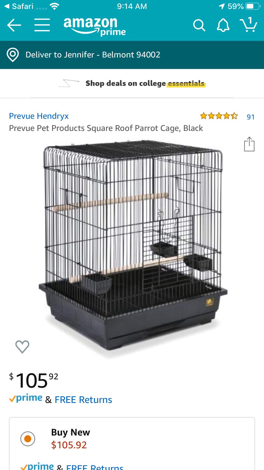 Bird cage great deal!