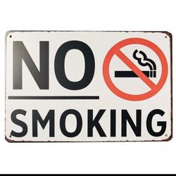 No Smoking Sign (for Room)