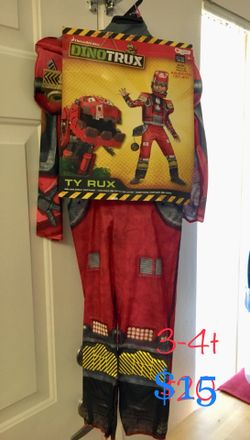 Dino trux ty costume 3t-4t