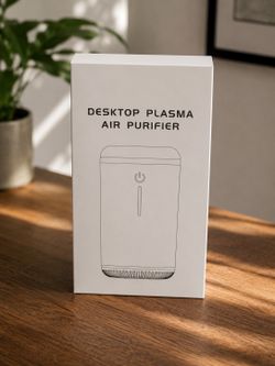 Desktop Plasma Air Purifier | Home, Office & Bedroom | Black & White available