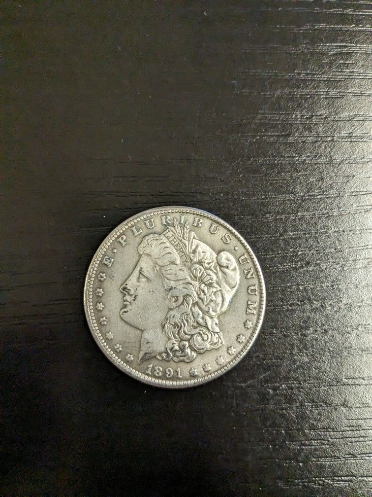 1891-CC Morgan Silver Dollar