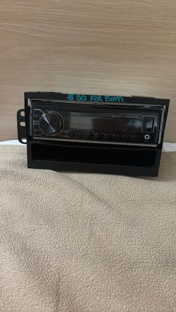 Car Radio With Deck Holder