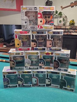 Funko Pop Vinyl Figure Lot of 13