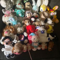 Vintage Retro Stuffed Animals Sets 