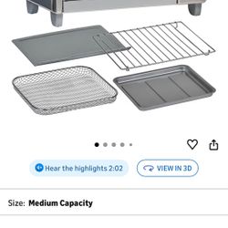 BLACK+DECKER Crisp 'N Bake Air Fry Countertop Convection Toaster Oven