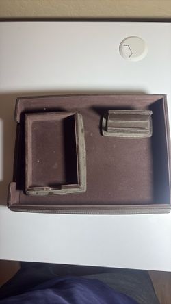 Leather Letter Desktop Tray