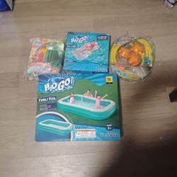 Pool Set And Water Sprinkler 