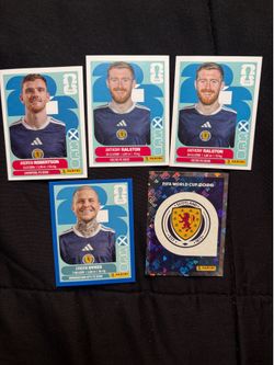 Scotland panini fifa World Cup stickers