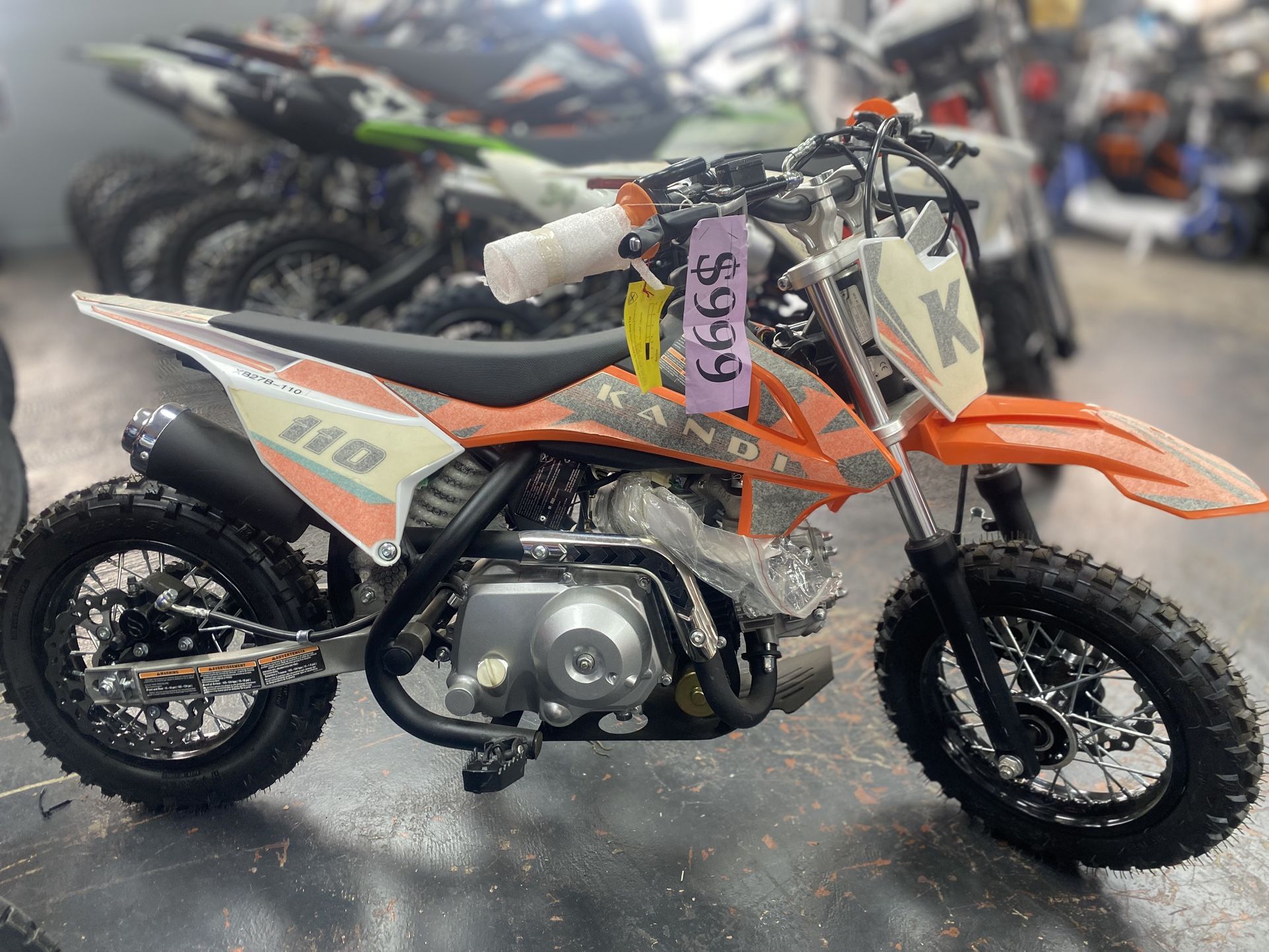 110CC Kids Dirt Bike Fully Automatic is On For Special Deal