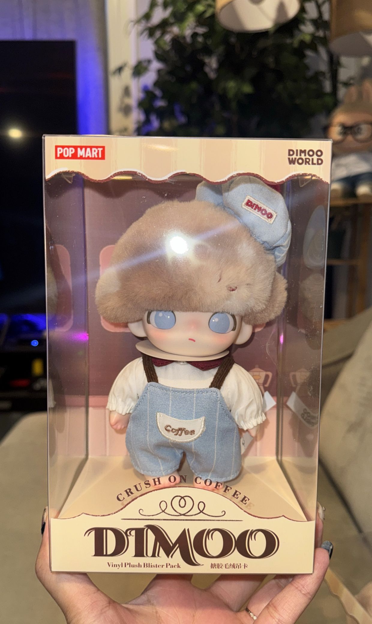 ぬいぐるみ DIMOO Crush on Coffee Series-Vinyl Plush DIMOO Crush on Coffee Series-Vinyl Plush Blister Pack - POP