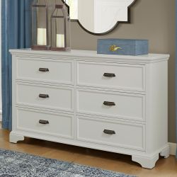 Wynne 6-drawer Dresser, Gray