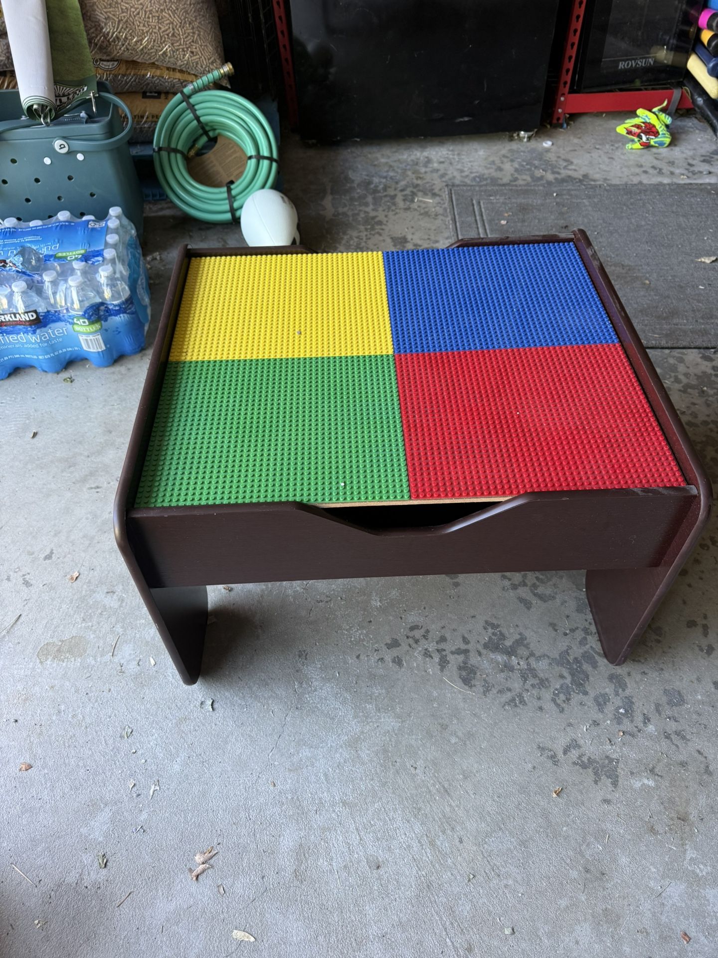 Kids Lego Table And Storage