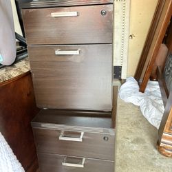 Two File Cabinets
