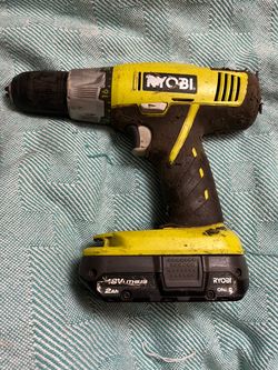 Ryobi 18V Cordless Drill with Battery(No charger)