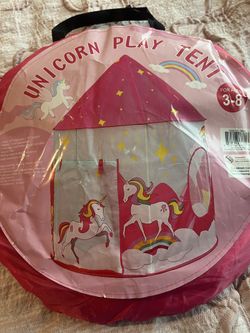 Kids Unicorn Play Tent Ages 3-8