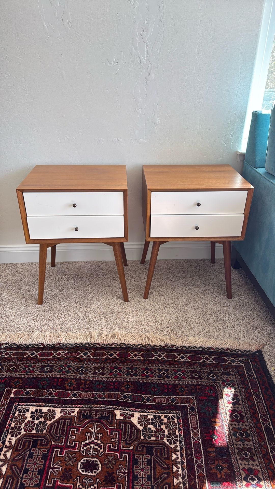 Set Of 2 End Tables (Mid-Century Modern)
