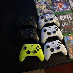 Xbox controllers and games