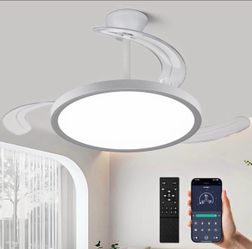 42 inch Retractable Ceiling Fan with Lights