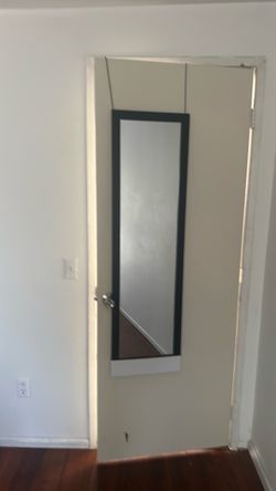Over the door mirror