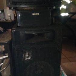 Sony Receiver And Speakers 50 Bucks Today Only Moving My Lost Your Gain