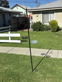 Metal Bird Feeder Shepherd hook