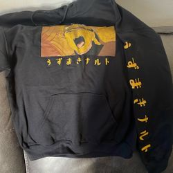 Naruto Uzumaki Hoodie Animate - Med Size Brand New 