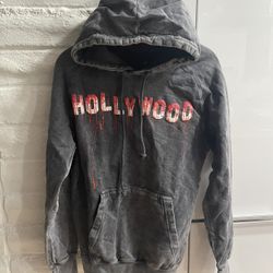 2025 Rare Universal Studios Hollywood Horror Nights Bloody Sign Hoodie XS