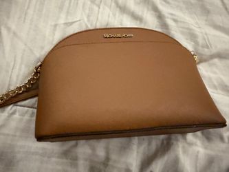 Michael Kors Brown Leather Crossbody Bag