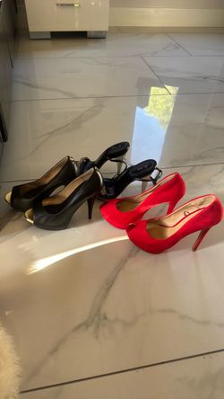 3 Pairs of Women's designer platform High Heel Shoes size 8