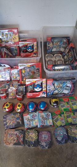 Pokémon TCG Sealed card & toy collection