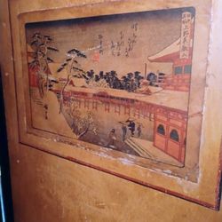 Vintage Japanese Accordion room Divider.