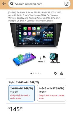 HIKITY Car Stereo 2+64G for BMW 3 series E90 E91 E92 E93 2005-2012 Android Radio 9inch Touchscreen