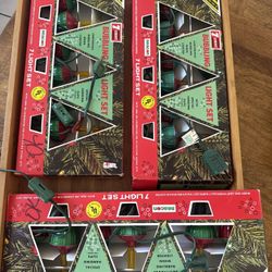 3 Pack Of Vintage Christmas Bubbling Light