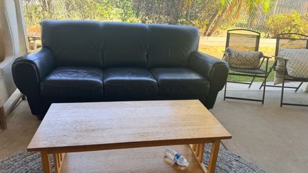 Black Leather sofa