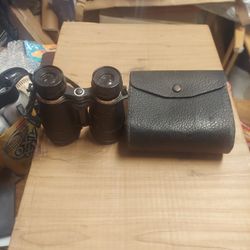 Antique Airguide 4x40 Binoculars In Case