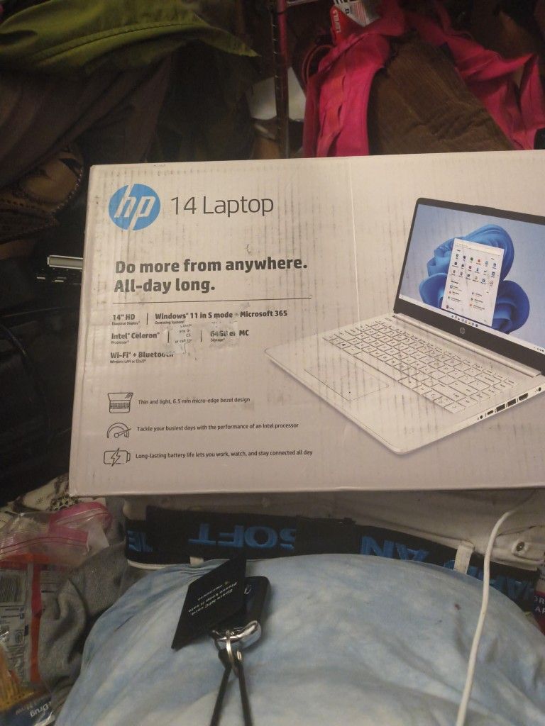 HP 14" Laptop β Intel Celeron, Windows 11, Microsoft 365 Included β NEW IN BOX