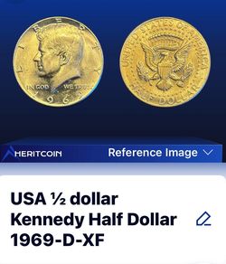 1969 D Kennedy Half Dollar