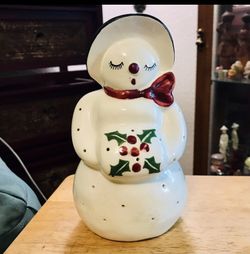 Snowman Potpourri Holder