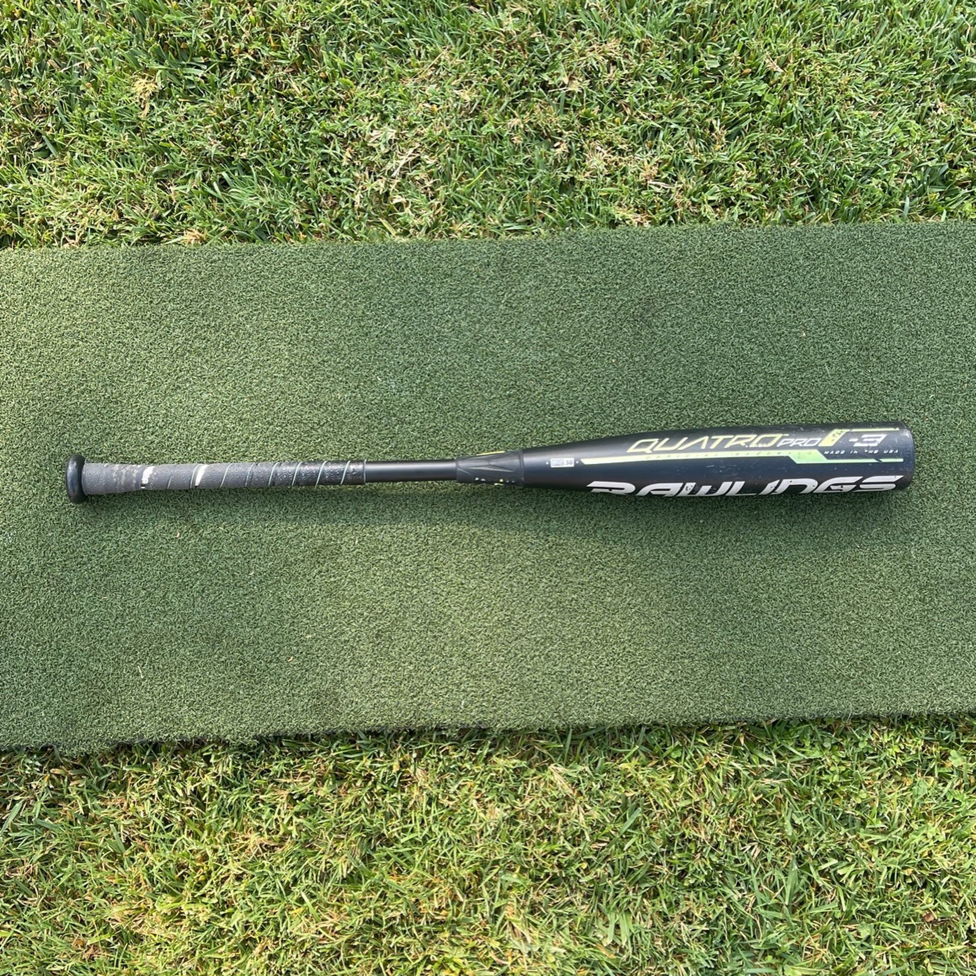 Quatro pro Rawlings Baseball Bat Size 31 -3 BBCOR.50