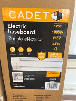 CADET Electric baseboard