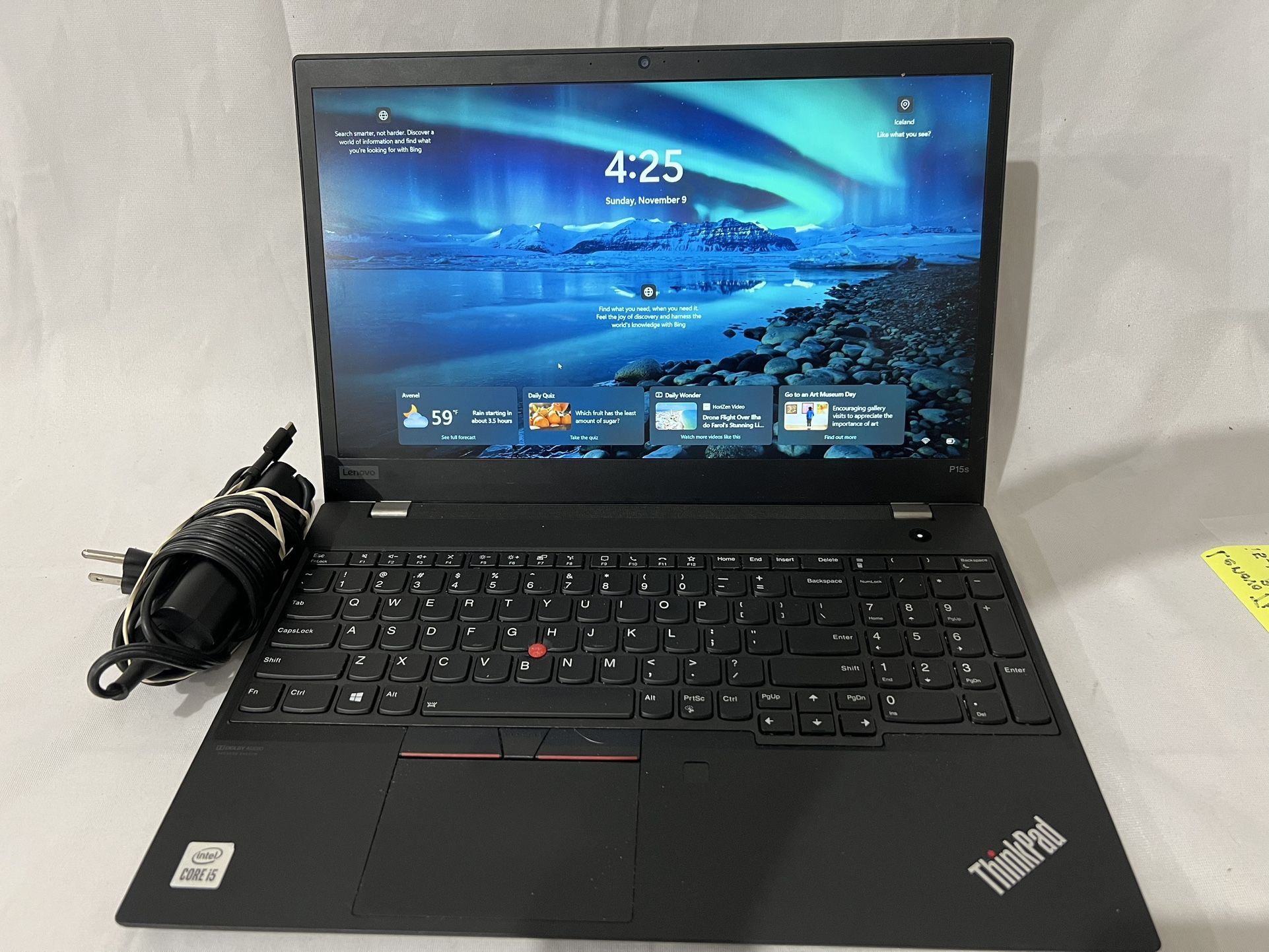 Lenovo Thinkpad P15s Gen 1 i5 | 24GB RAM | 512 GB NVMe SSD | Nvidia Quadri P520