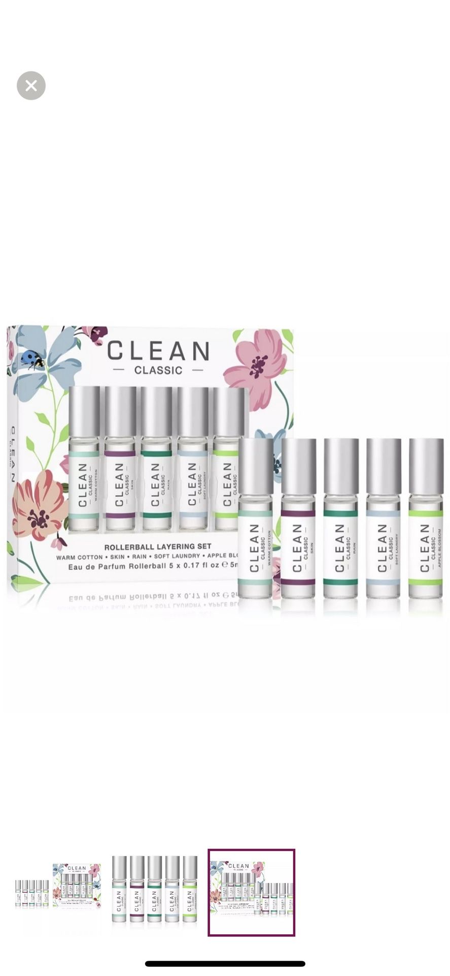 Clean Classic Rollerball Layering Set 