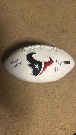 Earl Campbell Autographed Texans Full size Football