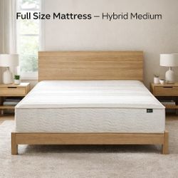 FULL SIZE MATTRESS 10" HYBRID  MEDIUM