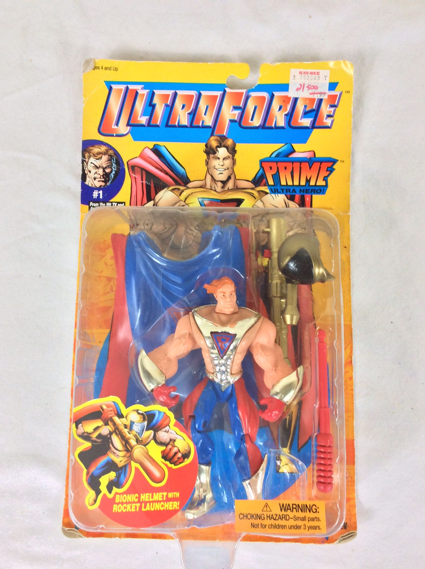 1995 Ultraforce Prime Action Figure Galoob #1 New In Packaging