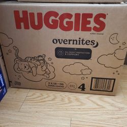 Huggies Overnites Size 4 Diapers 