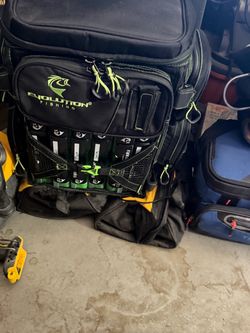 Evolution Fishing Tackle Backpack with Trays
