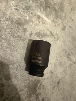 Impact socket 36mm 1/2 drive