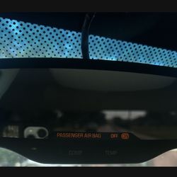 Chevy rearview mirror with compás & temp