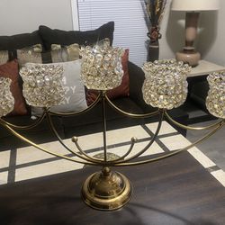 Beautiful Crystal Candle Holder 